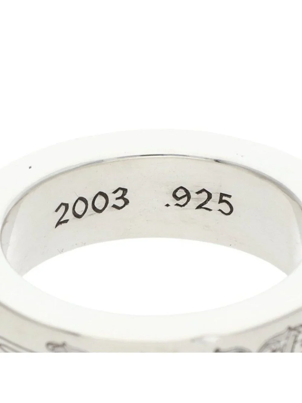 Chrome Hearts Spacer Dagger Silver Ring